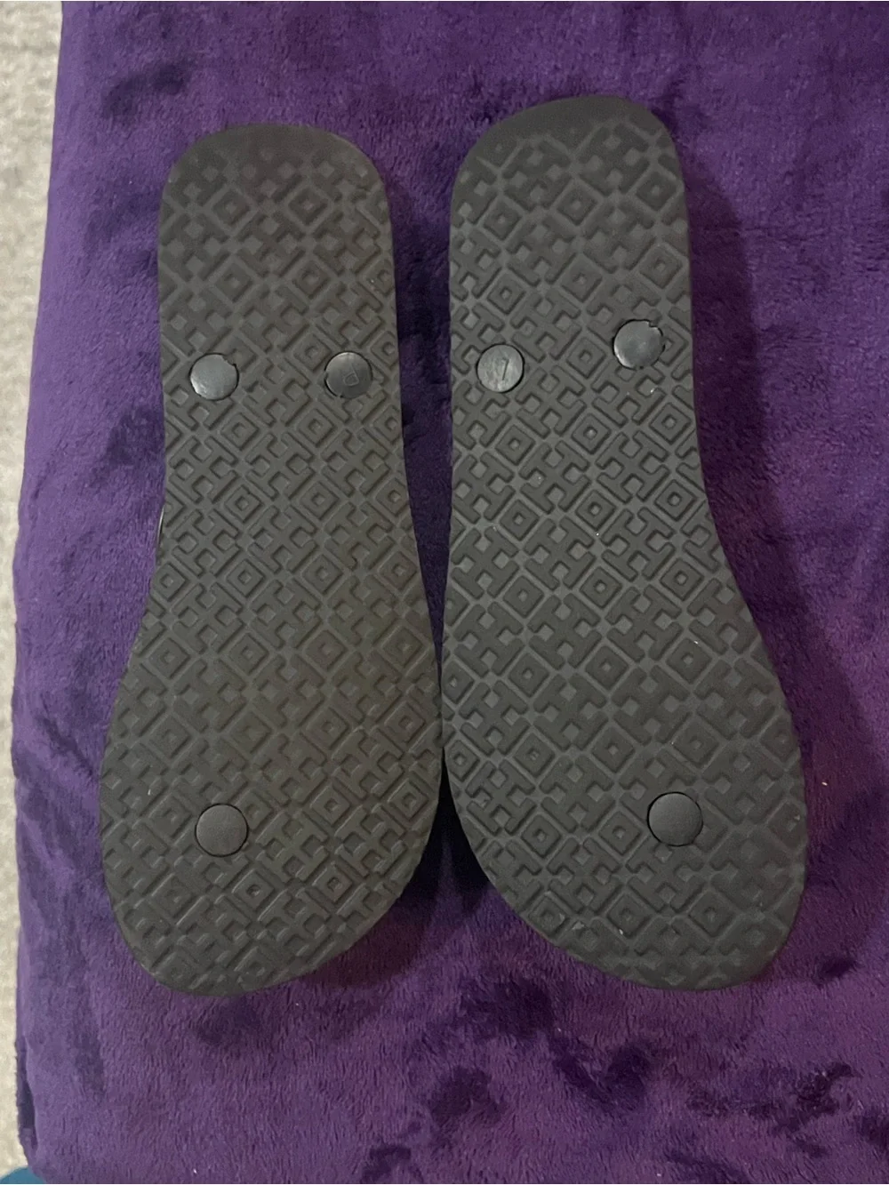 Tory Burch Leopard-Print Flip Flops with Black Straps and Gold Logo